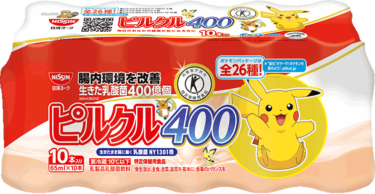 写真：ピルクル400 65ml*10 ピカチュウパッケージ