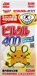 写真：ピルクル400 455ml メガチルタリス・チルット・チルタリス (表) / メガボーマンダ・タツベイ・コモルー・ボーマンダ (裏) パッケージ